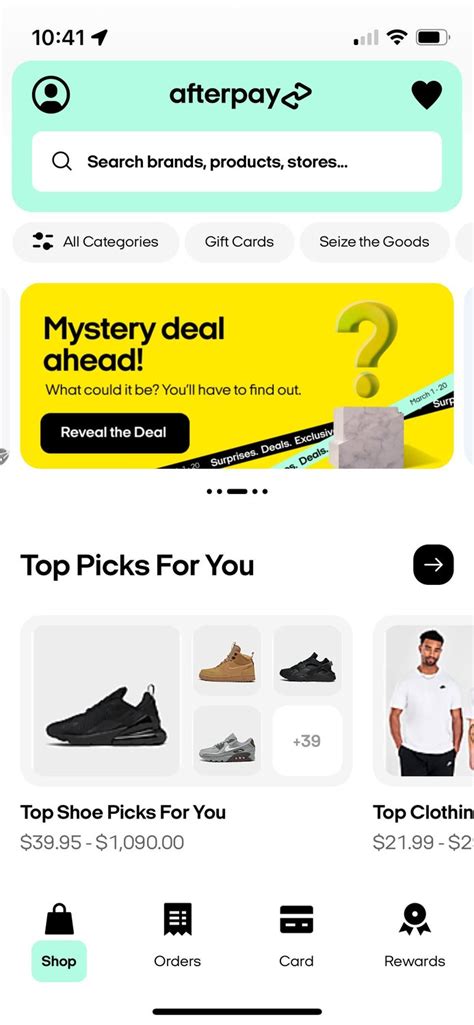 nike afterpay sign up